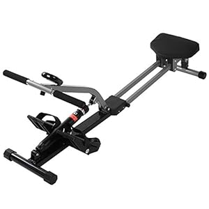 Wakects Metal Fitness Rowing Machine, Magnetic Resistance Rower with LCD Console Display, 12 Level Adjustable Resistance for Home Gym Exercise