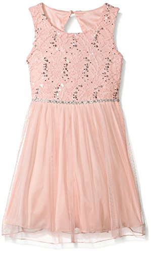 Speechless Girls Sequin Dress Knee Length Slv Less Round Neck | Desertcart  Cayman Islands
