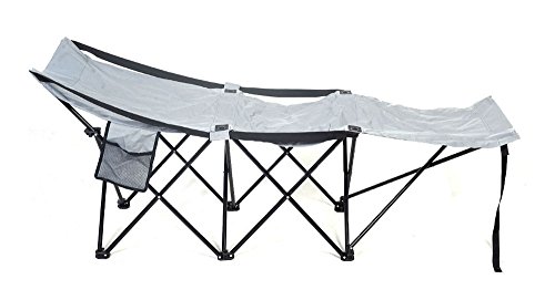 Folding Portable Camping Adventure Camp Bed Durable Hammock Sleeping Cot Steel