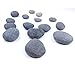 Skullis Black Rocks for Painting Kindness Rocks Crafting Party Pack Bundle River Stones for Painting Crafts – Natural Smooth Surface Rock Painting Arts(5pcs 1-2inch,5pcs 2-3inch,5pcs 3-4inch)