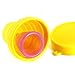 Menstrual Cup Sterilizer Cleaner, LUCKY CLOVER Collapsible Silicone Cup Foldable Sterilizing Cup for Menstrual Cups and Storing Your Diva Cup - Foldable for Travel(Yellow)