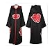 Naruto Akatsuki Uchiha Sasuke cosplay costume Robe Uniform