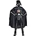 Costumes USA Star Wars Darth Vader Costume Supreme for Boys, Size Medium, Includes a Jumpsuit, a Mask, a Cape, and More