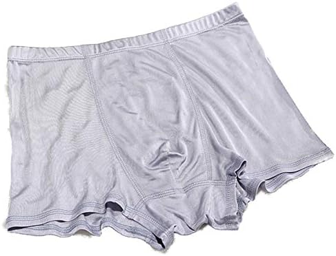 JYHOPE Pure Silk Briefs for Men Knitted Breathable Underwear Underpants