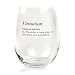 Funny Stemless Wine Glass Dictionary Definitions - Set of 4