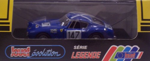 Jouef 1033 1961 Ferrari 250 GT #147 - 1961 Tour DeFrance - Blue with White Details - Legend Series - 1:43 Scale Diecast