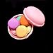 QTMY 2 PCS Colorful Mini Macaron Shape Storage Box Candy Jewelry Organizer Pill Case Container