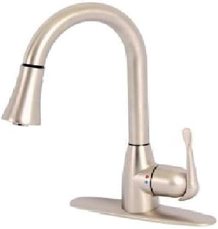 Glacier Bay New Touch Single Handle Pull Down Sprayer Kitchen