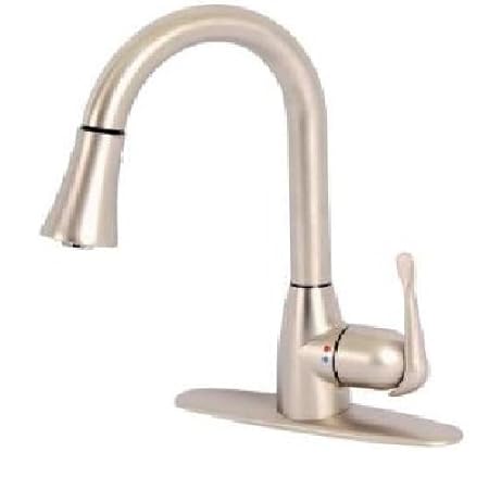 Glacier Bay New Touch Single Handle Pull Down Sprayer Kitchen