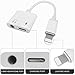 Headphone Adaptor for iPhone Besmon Converter Adapter Charger Adapter Cable with 3.5mm Dongle Earphone Aux Audio & Charge Compatible for iPhoneXR/XS/XS MAX/X/7/7P/8/8P/11/11pro (White)