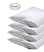 Italian Collection 4 Pack 100% Waterproof Vinyl Pillow Bed Bug Protector Zippered Pillowcase, Pillow Encasement Covers – Standard