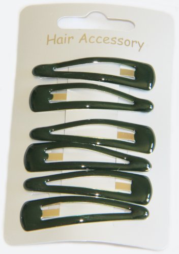 5cm Hair Sleepies Clips Accessories - School Colour Bottle Green by RCL