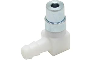 90 Degree Fuel Inlet 531470 for Tecumseh 631807 Carburetor Fuel Inlet Fuel Hose Connectors(1pcs)