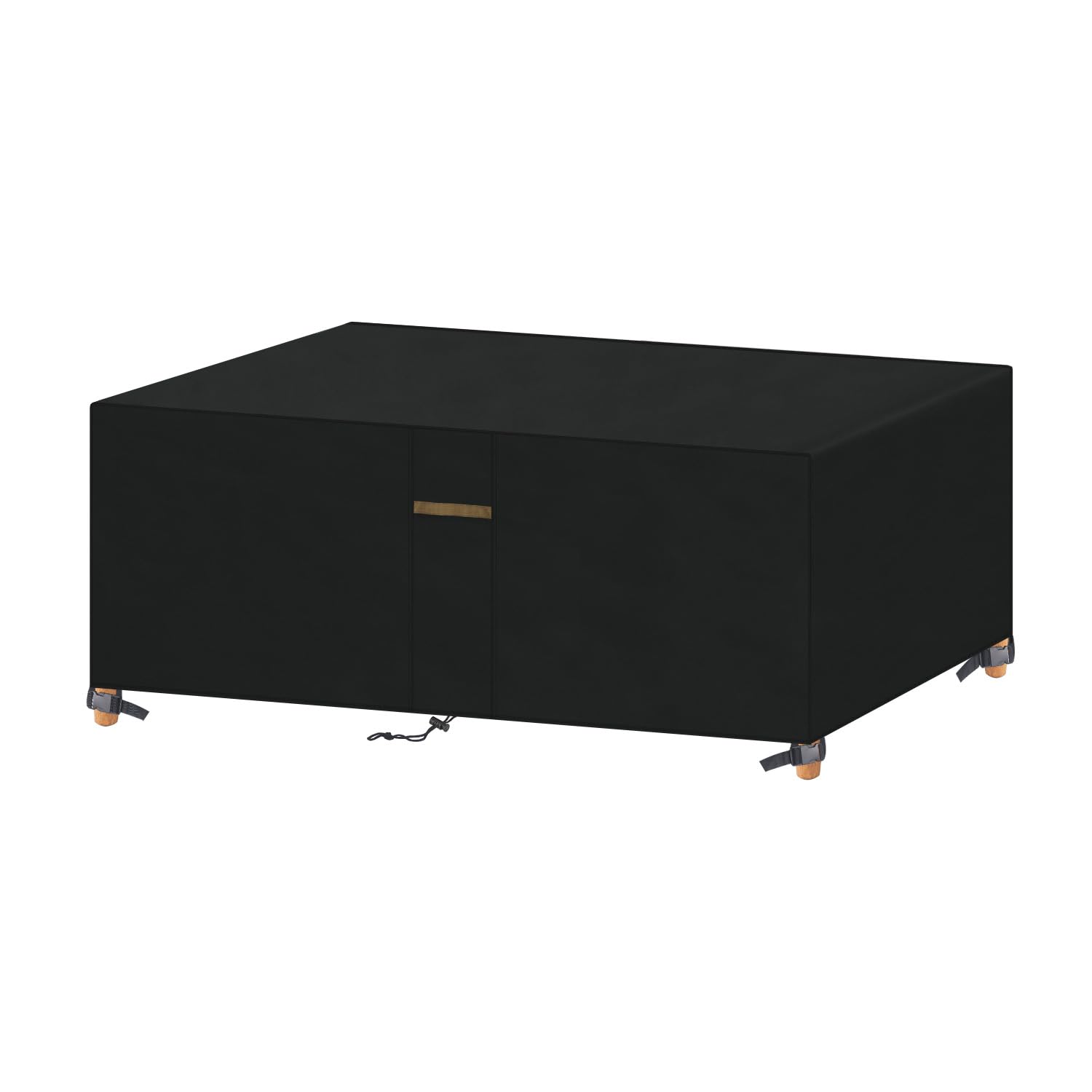 VANSHEIM Garden Furniture Covers Waterproof Outdoor Furniture Covers for Garden Furniture Cover Outdoor Furniture Set Covers Windproof with Drawstrings Oxford Fabric Patio Set Cover 130x90x71cm