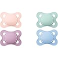 MAM Original Matte Baby Pacifier 2 Pack and Boy Girl Pacifier, Promote Healthy Oral Development, Self Sterilizer Case, 0-6 Months