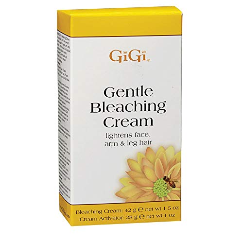 GiGi Gentle Hair Bleaching Cream to Lighten Face, Arm, and Leg Hair