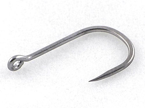 50 WIDE GAPE Size 8 eyed BARBLESS carp hooks fishing