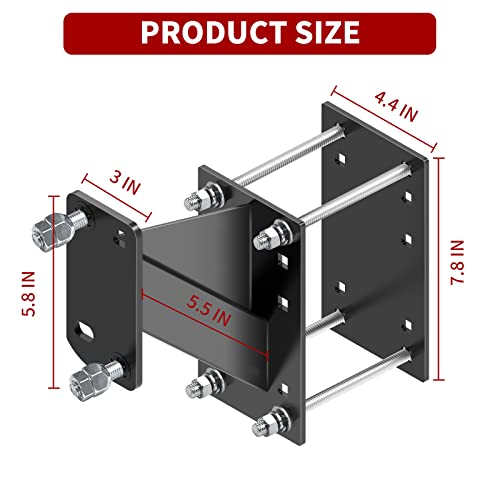 Spare Tire Carrier,Spare Tire Mount for Trailer,Heavy Duty Holds up to