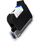 UPRINTJET Black Ink Cartridge, Original 42ml Fast Dry Ink for BT-HH6105B2 Handheld Printer/B10 Mini Handheld Inkjet Printer/BT-HH6205B Batch Code Printer, Replacement Ink Cartridge for Date Printer