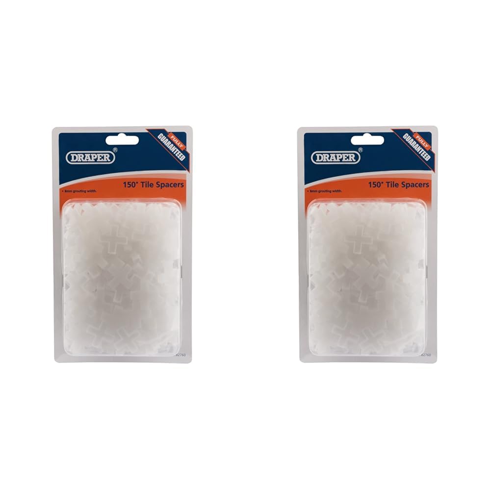 Draper 82760 8 mm Tile Spacer, Blue (Pack of 2)