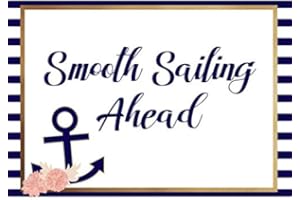 Smooth Sailing Ahead: Nautical Themed Guest Book for Weddings, Showers and Celebrations | 250 guests and their comments