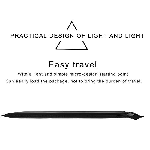 Amaping Leather Sleeve Case Cover Pouch Skin for Apple Pencil 2nd & iPad Pro 12.9inch 2018 (Black)