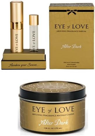 Bundle 2 Items: After Dark Pheromone Parfum .54oz with Pheromone Massage Candle 5 oz