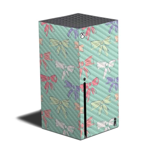 Carbon Fiber Gaming Skin Compatible with Xbox Series X - Drawn Bow - Premium 3M…