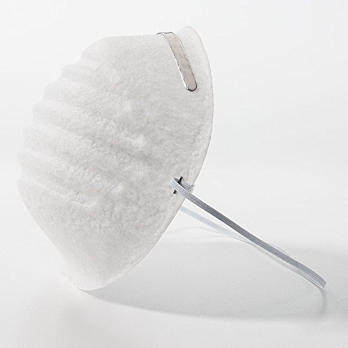 Mercer Industries D10002 Disposable Dust Masks with Adjustable Nose-Clip (50 Pack)