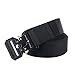 GRULLIN Tactical MOLLE Nylon Belt,Military Style Riggers Web Waist Belt with Heavy Duty Quick Release Metal Buckle for Men (Black-03)