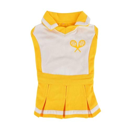 Puppia PATA-OP1742-YE-L Ace Yellow L Dog Clothes