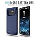 Note 9 Battery Case,Elebase Portable External Rechargeable Power Charger Case,5000mAh Protective Backup Charging Case Pack with Raised Edge for Samsung Galaxy Note 9(Blue)