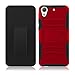 HTC Desire 626s Case, HTC Desire 626 Case, Elegant Choise Heavy Duty Hybrid Dual Layer Armor Holster Case with Kickstand and Belt Swivel Clip for HTC Desire 626 (A Red/Black)