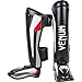 Venum Elite Standup Shinguards, Black/Red/Grey, Large