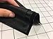 Black Leather Fabric for Crafts: 3 Sheepskin Sheets of Black Suede and Black Lambskin Leather Hides 5x5IN/ 12x12cm