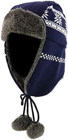 Women Winter Beanie Knitted Hat 2Pc Warm Set Faux Fur Pom  display picture 3