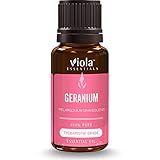 Geranium Essential Oil (Citrus Paradisi) 15ml - 100% Pure Therapeutic Grade by Viola Essentials - Eases inflammation | Skin Benefits and Speeds Up Healing