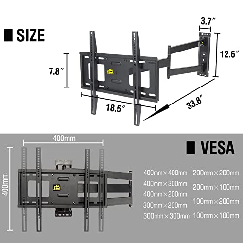 MOUNT Corner TV Wall Mount Long Arm TV Mount for 23"60" TVs
