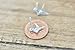 Origami Crane Earrings in Sterling Silver 925