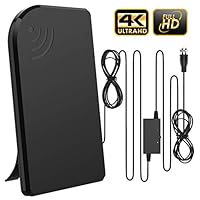 Updated 2019 Version Professional 75-150 Miles TV Antenna, Indoor TV Digital HD Antenna 4K HD Freeview Life Local Channels All Type Television