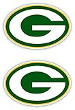 NFL Green Bay Packers set of 2 Vinyl Sticker Decal 3