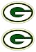 NFL Green Bay Packers set of 2 Vinyl Sticker Decal 3"x2" each