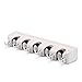 ONMIER 2 Pack Mop and Broom Holder wall mount Garage Organization Hanger Wall Mounted, Hanging Tool Organizer Storage Rack for Home Gard Yard Item - 5 Slots and 6 Hooks