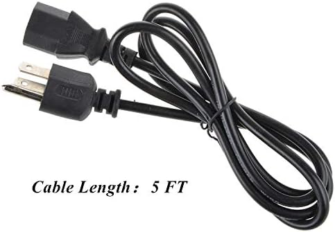 SLLEA AC Power Cord Outlet Socket Cable Plug Lead for TSC TTP-246M Plus TTP-2410M Thermal Label Bar Code Barcode Printer