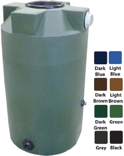 Polymart 150 Gallon Rain Harvest Collection Tank, Green