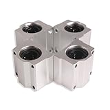 Vktech 4 Pcs SC20UU 20mm Aluminum Linear Motion