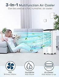 TEMEIKE Portable Air Conditioner, 3-IN-1