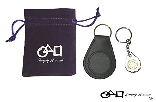 3 PACK Premium NA AA Recovery Token Coin Holder Birthday Medallion Custom Made Metal Keychain & Purple Velvet Pouch