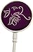 Purse Hook - Womens Lightweight Handbag Purse Hanger - Bag Holder for Tables & Desks w/ Gift Bag Included by SilverHooks (Purple Floral)