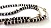 Men's Hip Hop Shamballa Jesus Cross Rosary Acrylic Beaded Long Fashion Necklace (Gold/Black)